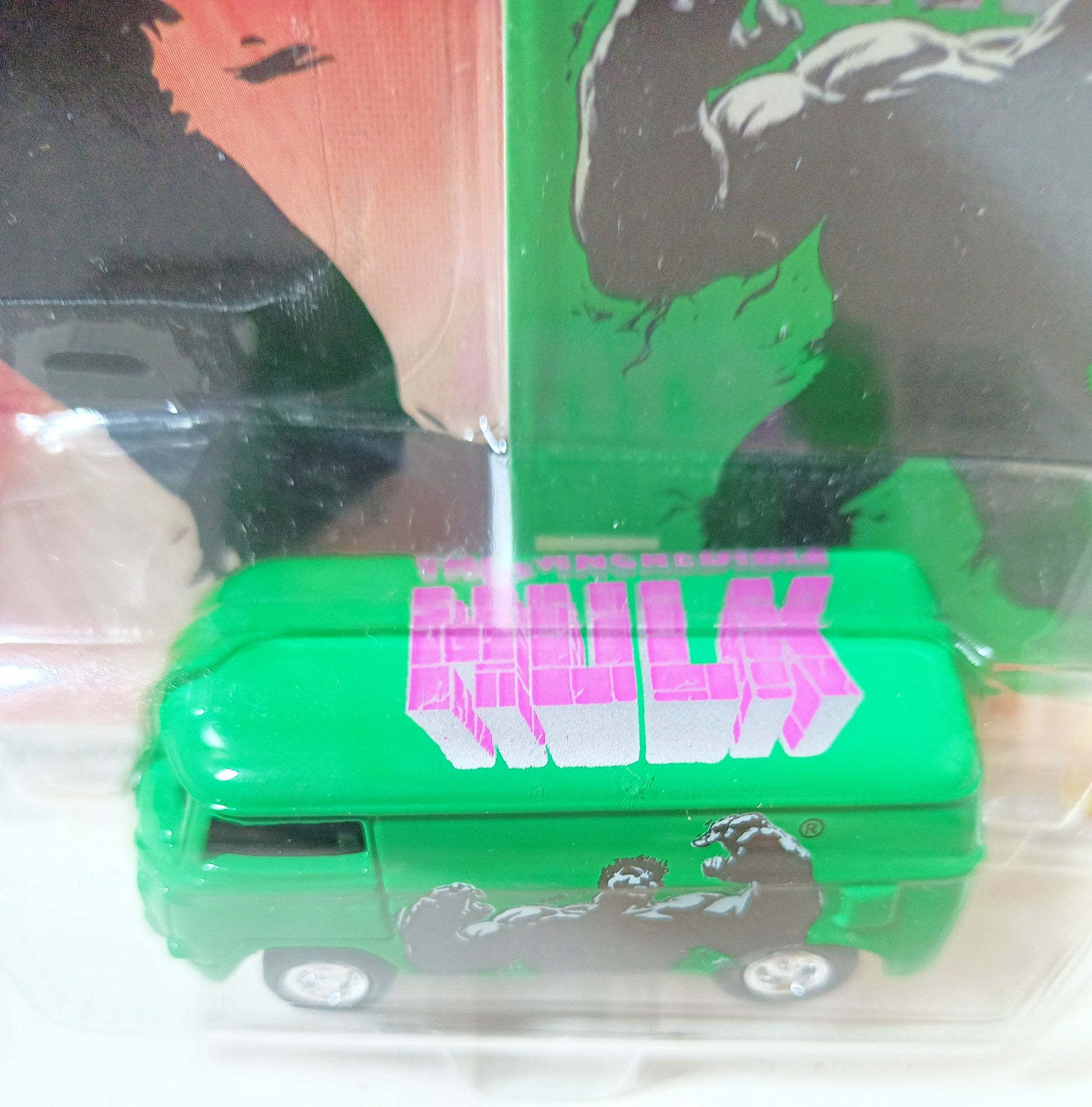Johnny Lightning Marvel New Incredible Hulk #377 1960's VW Van - TulipStuff