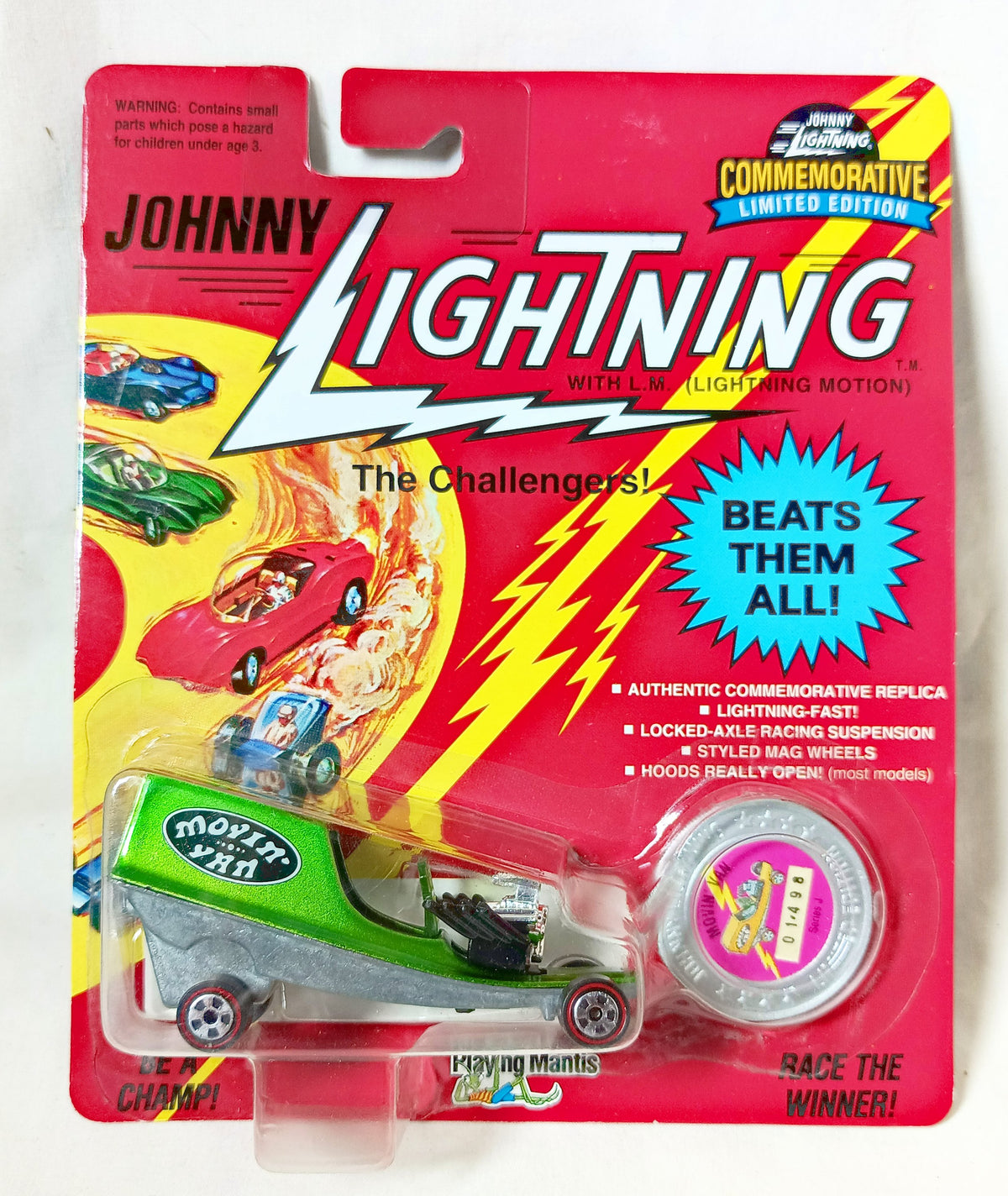 Johnny Lightning Commemorative Series J Movin' Van Green 1993 - TulipStuff