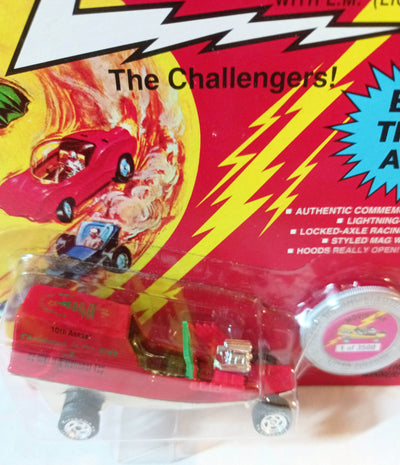Johnny Lightning Commemorative Ltd Ed Movin Van Christmas Is For Kids '95 Red - TulipStuff