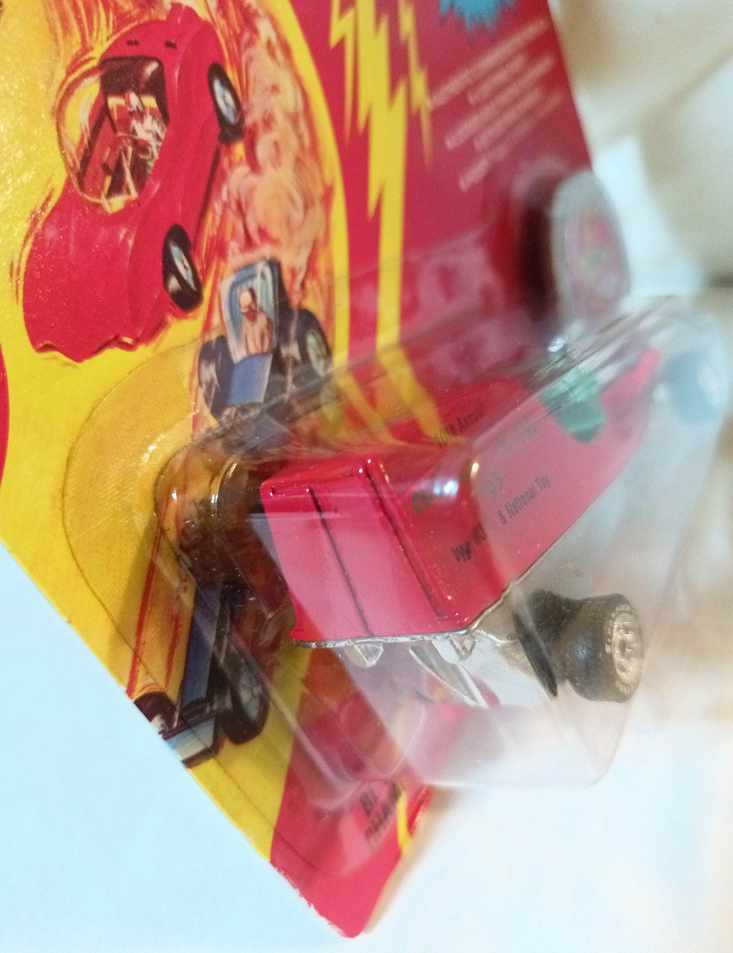 Johnny Lightning Commemorative Ltd Ed Movin Van Christmas Is For Kids '95 Red - TulipStuff