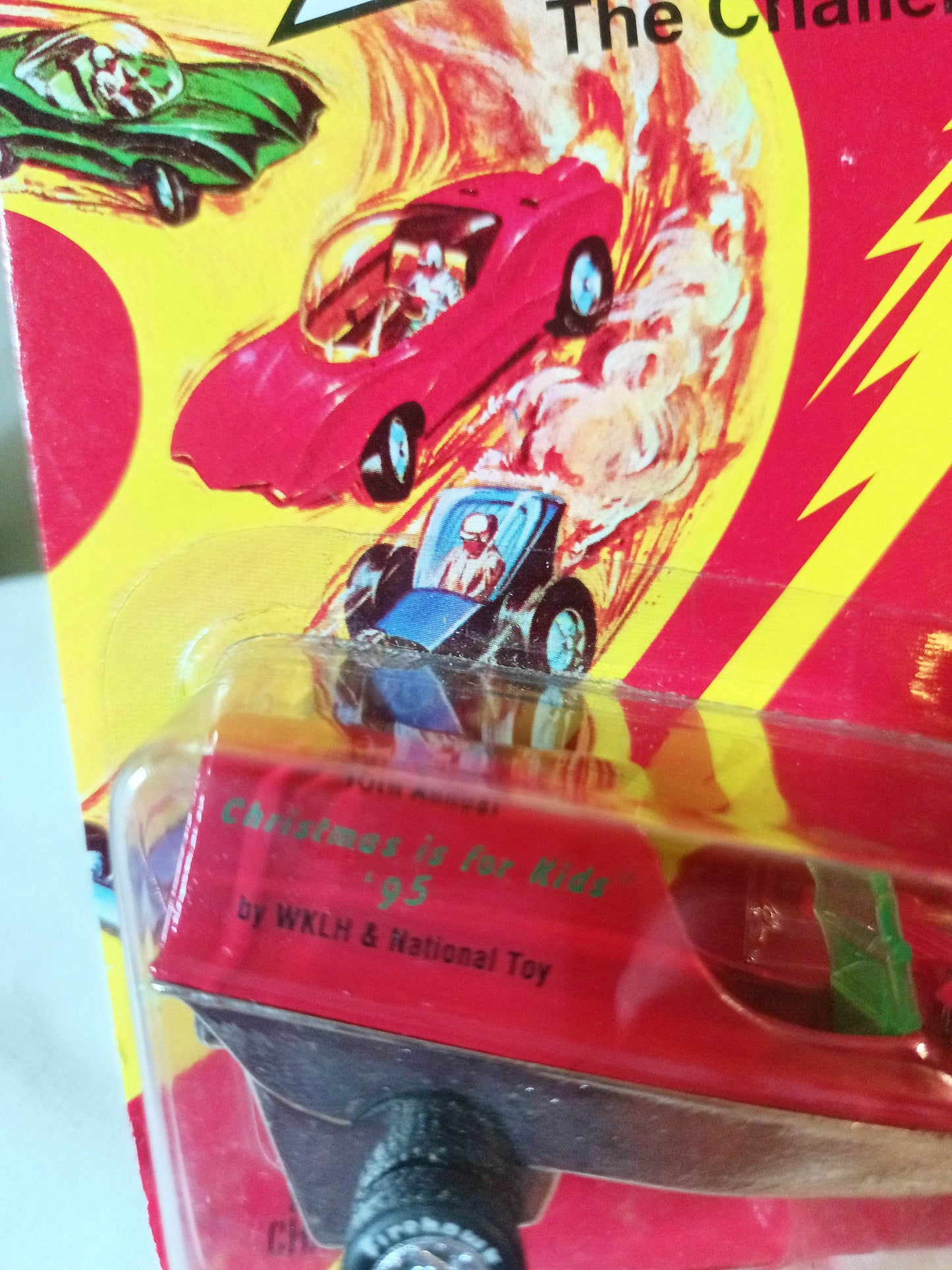 Johnny Lightning Commemorative Ltd Ed Movin Van Christmas Is For Kids '95 Red - TulipStuff