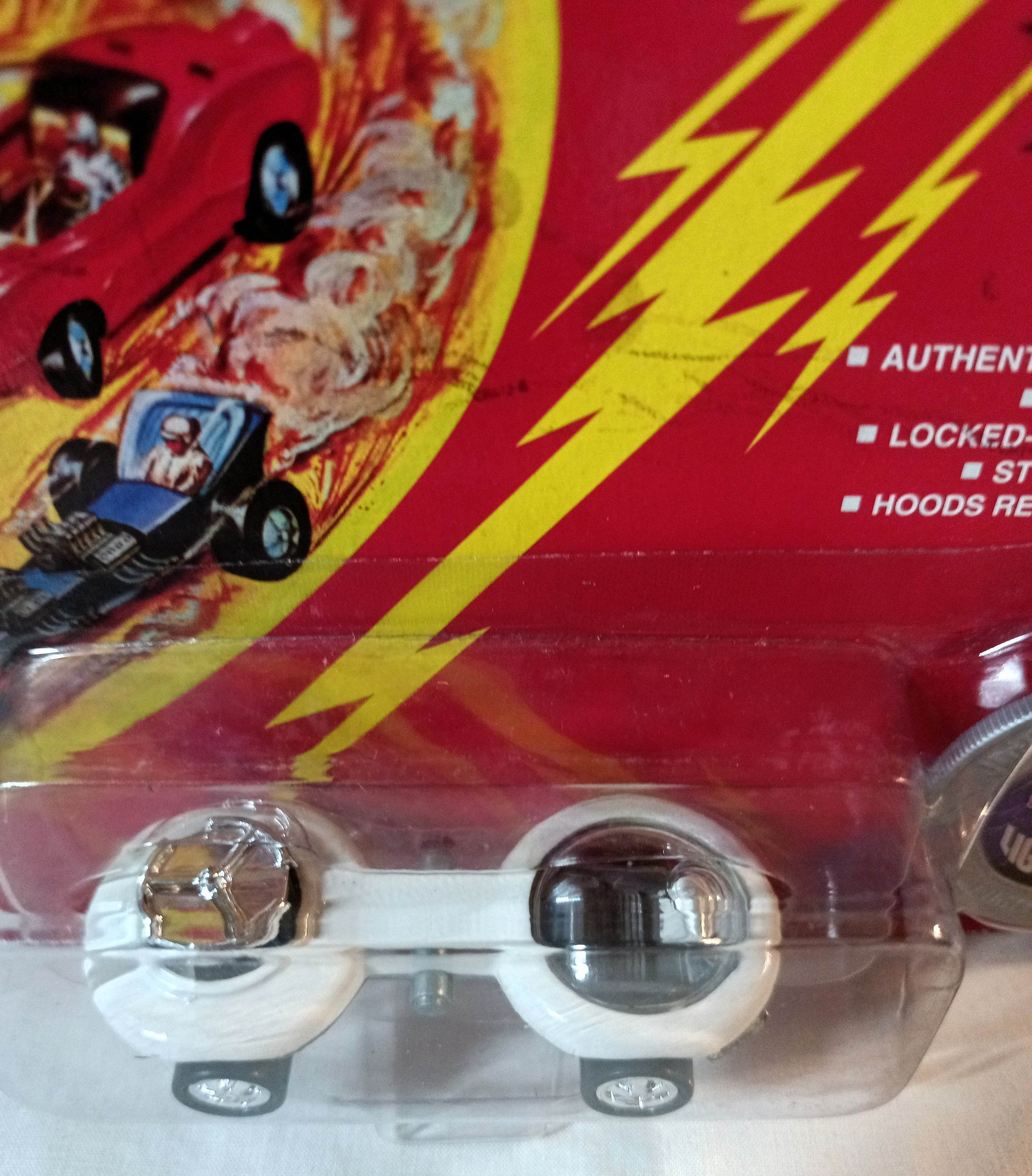 Johnny Lightning Commemorative Ltd Ed Nucleon White Lightning 1995 - TulipStuff