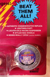 Johnny Lightning Commemorative Ltd Ed Nucleon White Lightning 1995 - TulipStuff