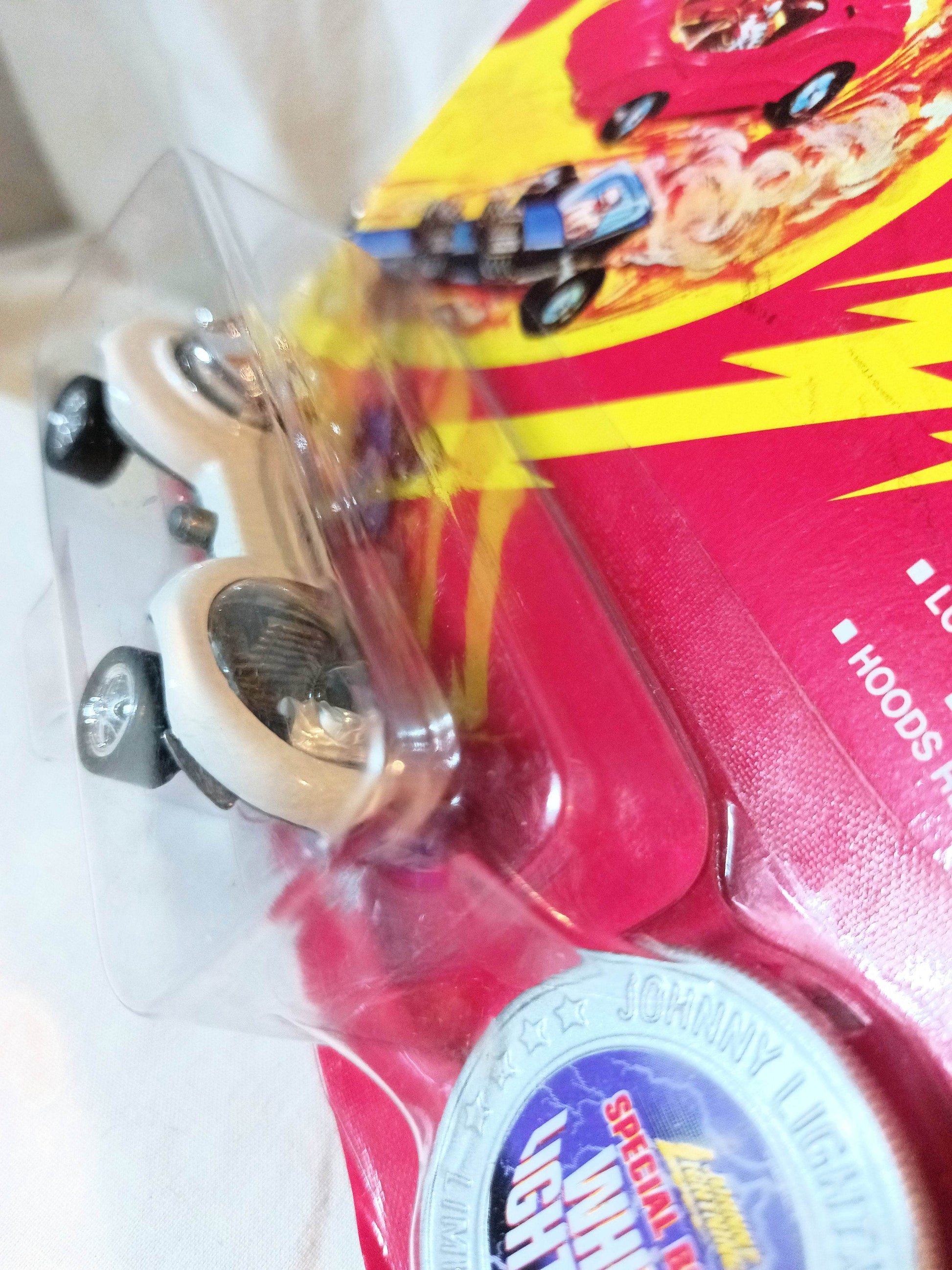 Johnny Lightning Commemorative Ltd Ed Nucleon White Lightning 1995 - TulipStuff
