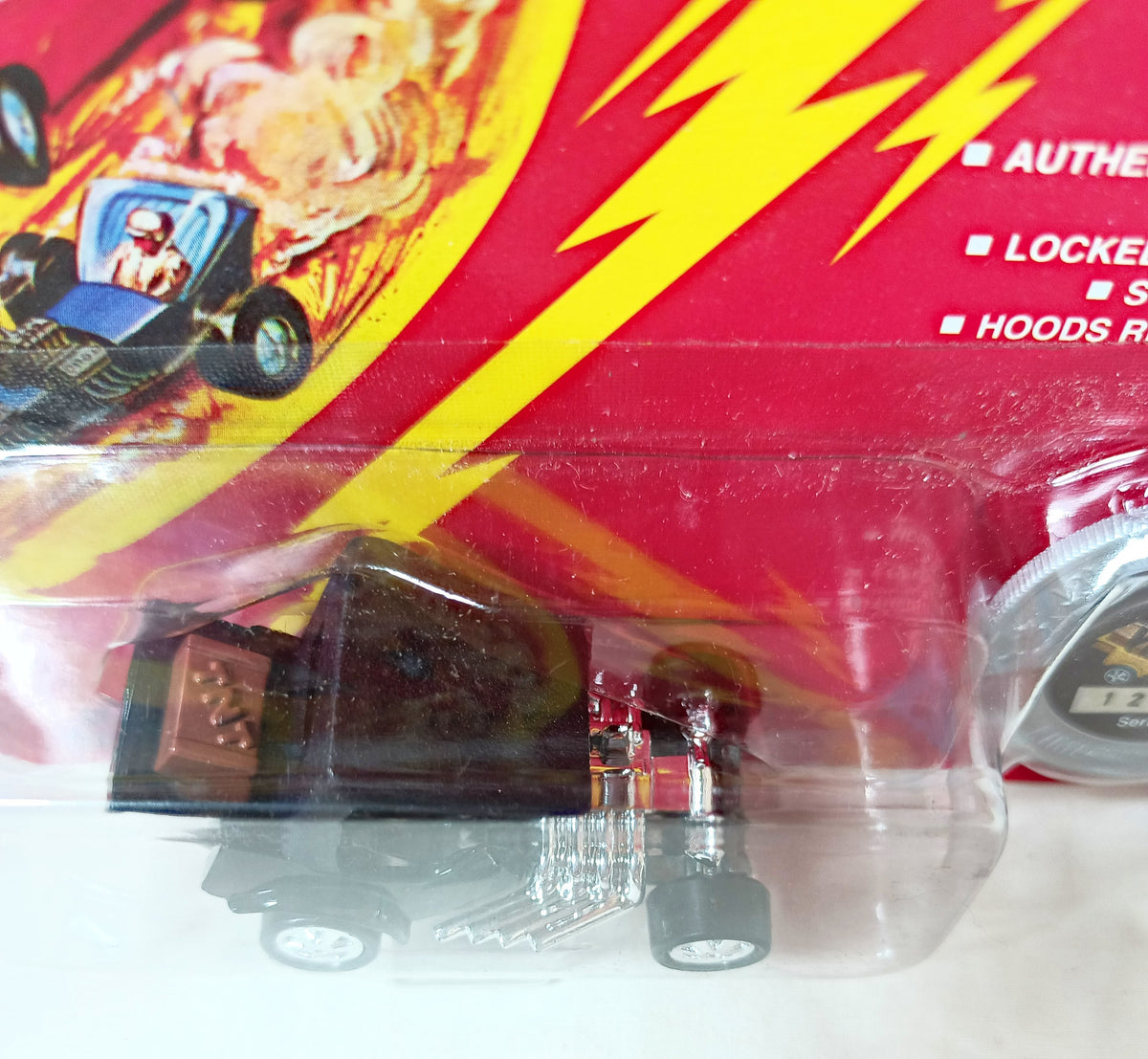 Johnny Lightning Commemorative T.N.T. Hot Rod Black Ltd Ed  1995 - TulipStuff
