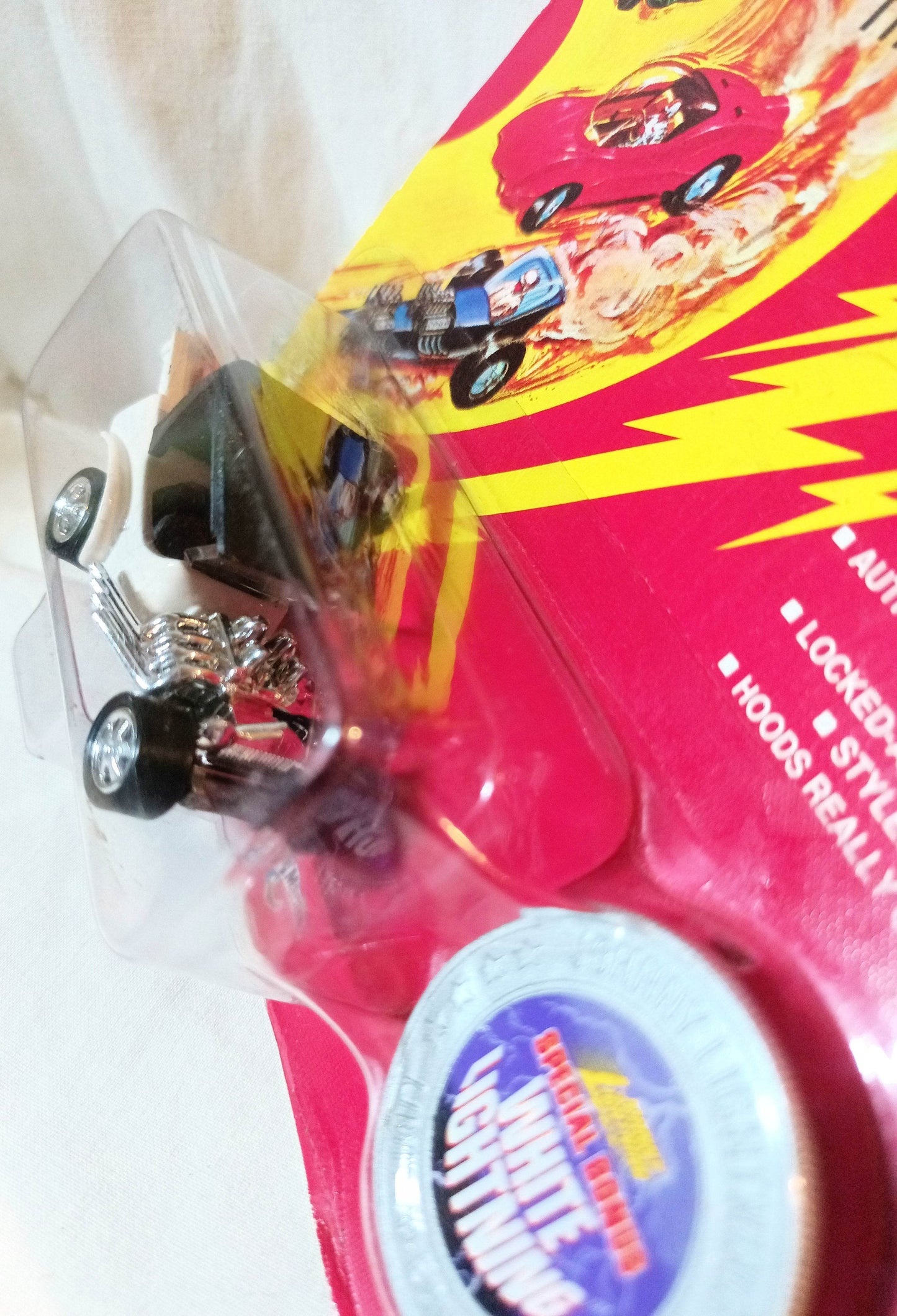 Johnny Lightning Commemorative Ltd Ed T.N.T. White Lightning 1995 - TulipStuff