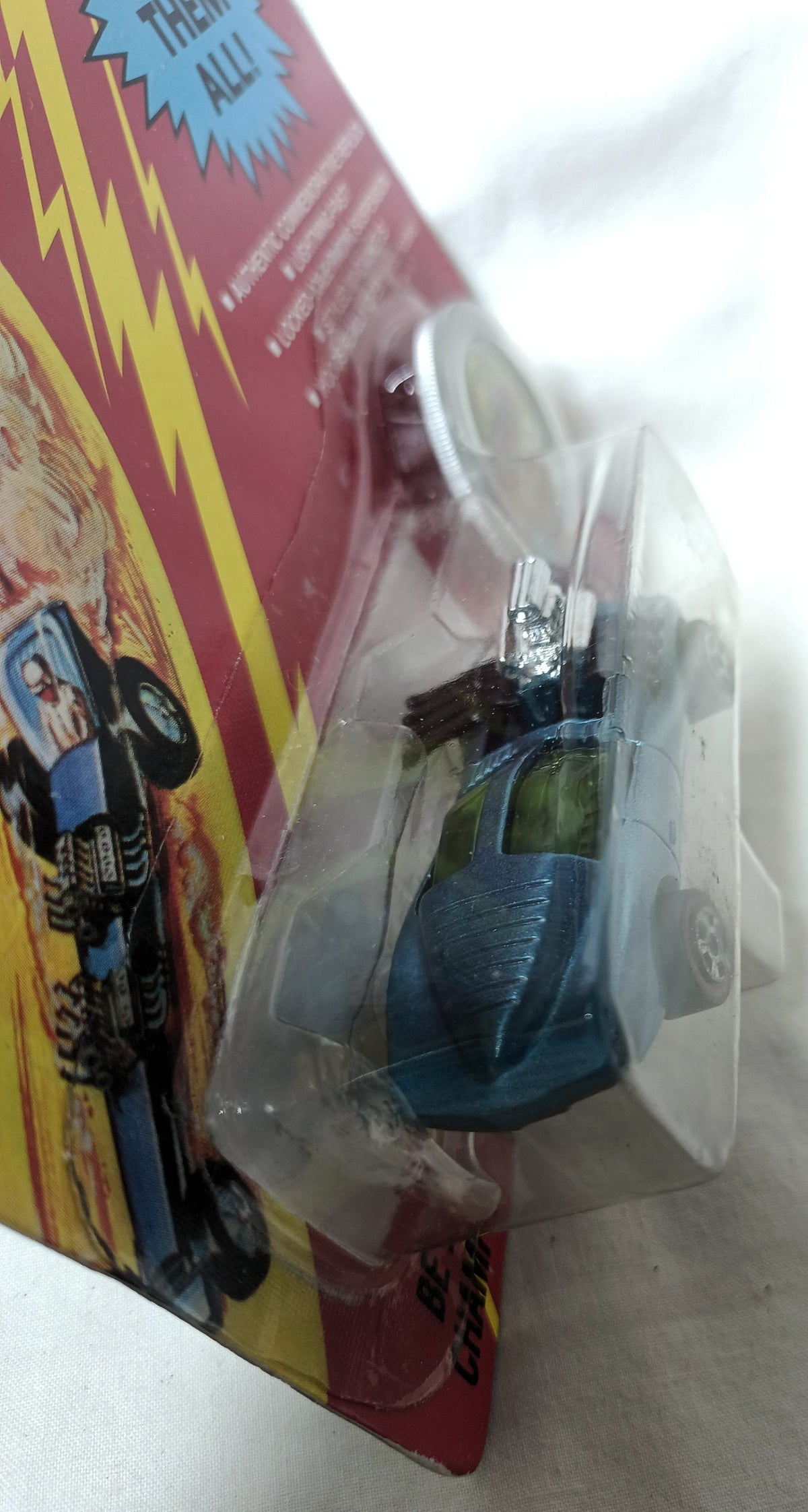 Johnny Lightning Commemorative Series H Vicious Vette Blue 1993 - TulipStuff