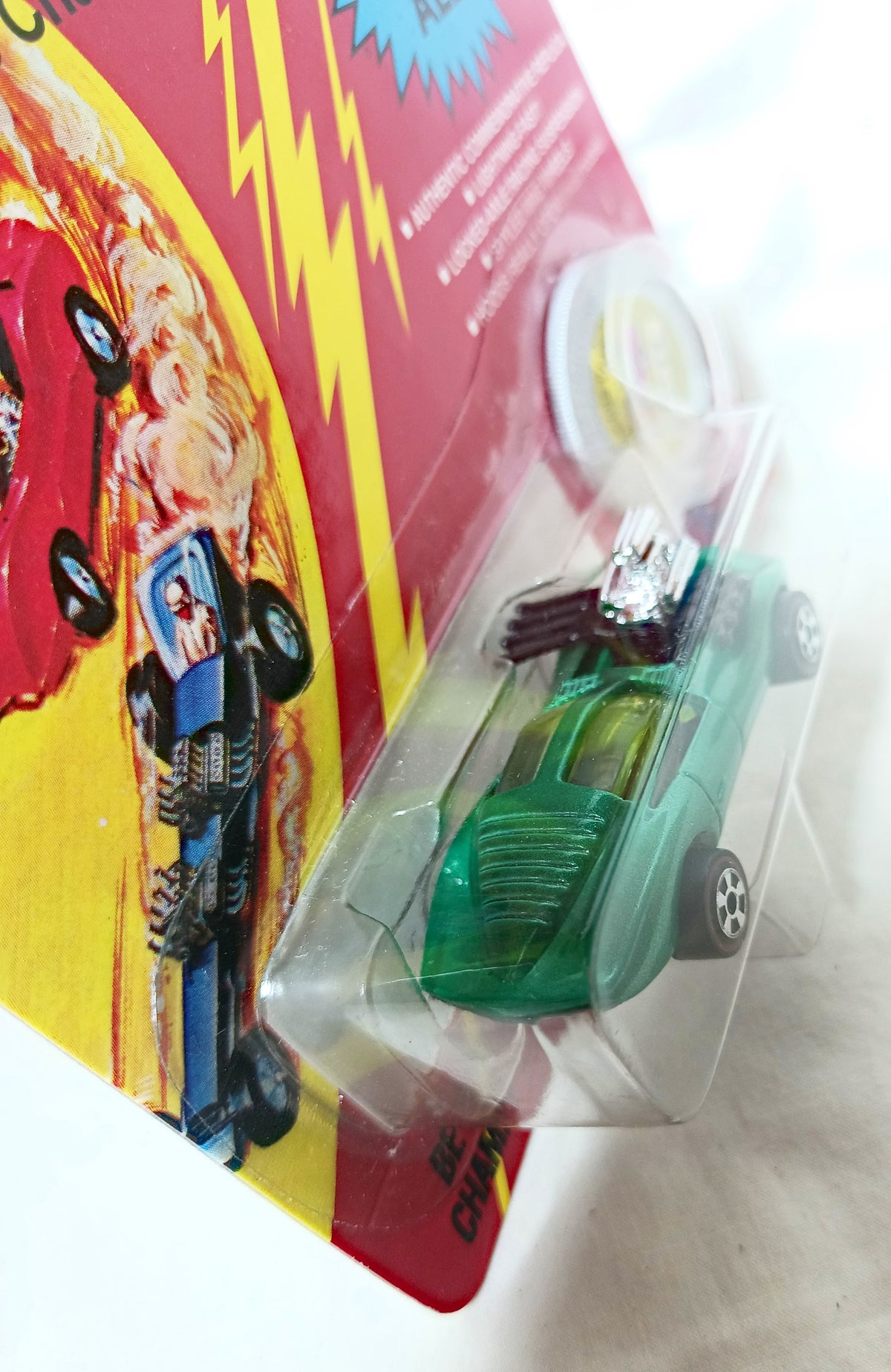 Johnny Lightning Commemorative Series B Vicious Vette Green 1993 - TulipStuff