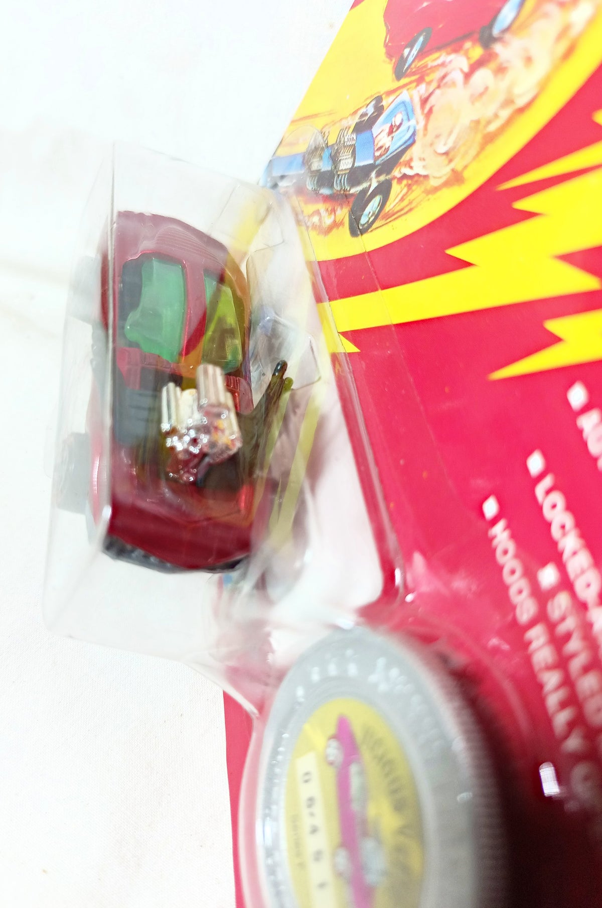 Johnny Lightning Commemorative Series F Vicious Vette Red 1993 - TulipStuff