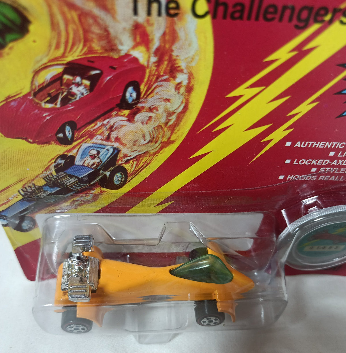 Johnny Lightning Commemorative Series J Wasp Orange 1993 - Tuliptuff
