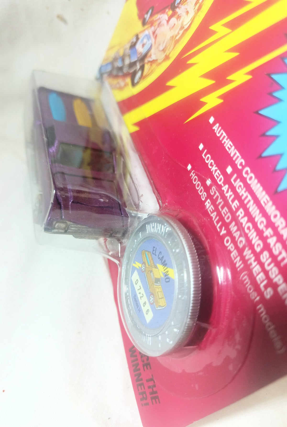 Johnny Lightning Commemorative Series H El Camino Purple 1993 - TulipStuff