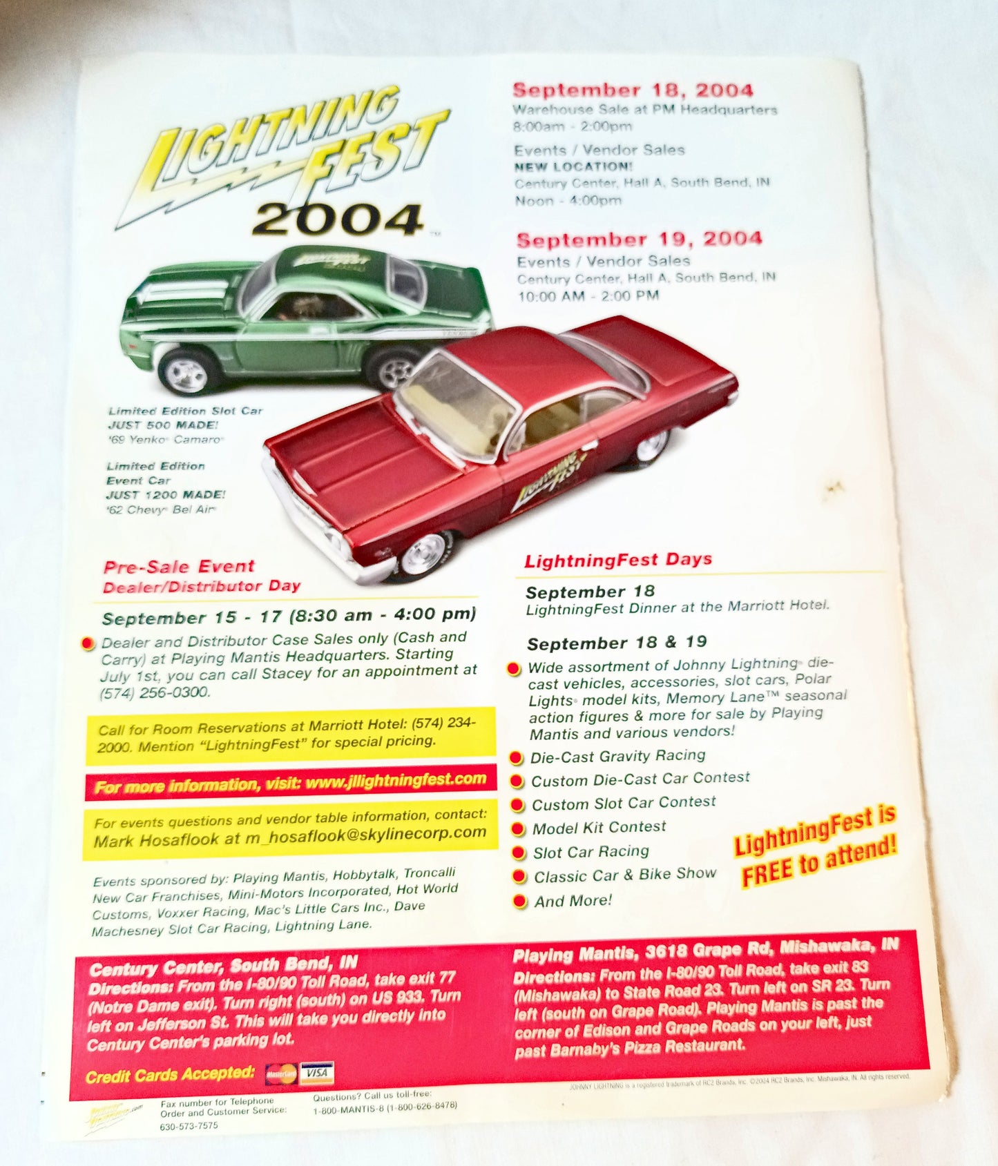 Johnny Lightning Newsflash Diecast Newsletter Issue #41 Summer 2004 - TulipStuff