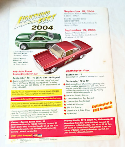 Johnny Lightning Newsflash Diecast Newsletter Issue #41 Summer 2004 - TulipStuff