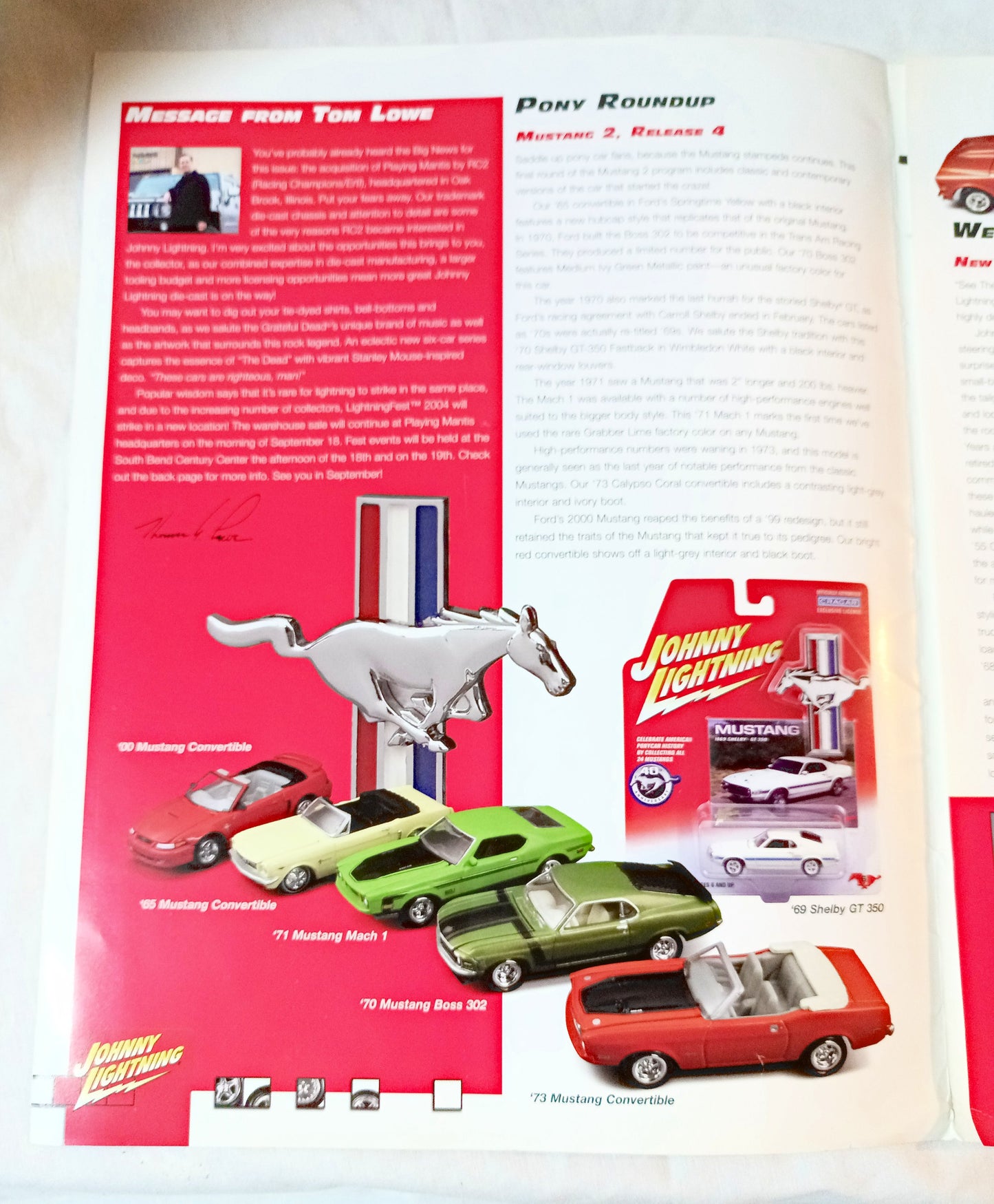 Johnny Lightning Newsflash Diecast Newsletter Issue #41 Summer 2004 - TulipStuff