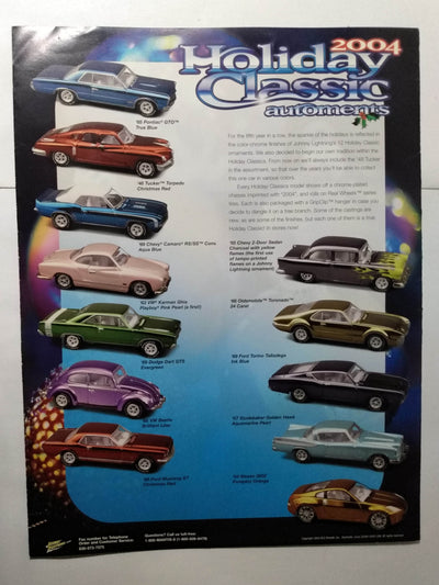 Johnny Lightning Newsflash Diecast Newsletter Issue #42 Fall 2004 - TulipStuff