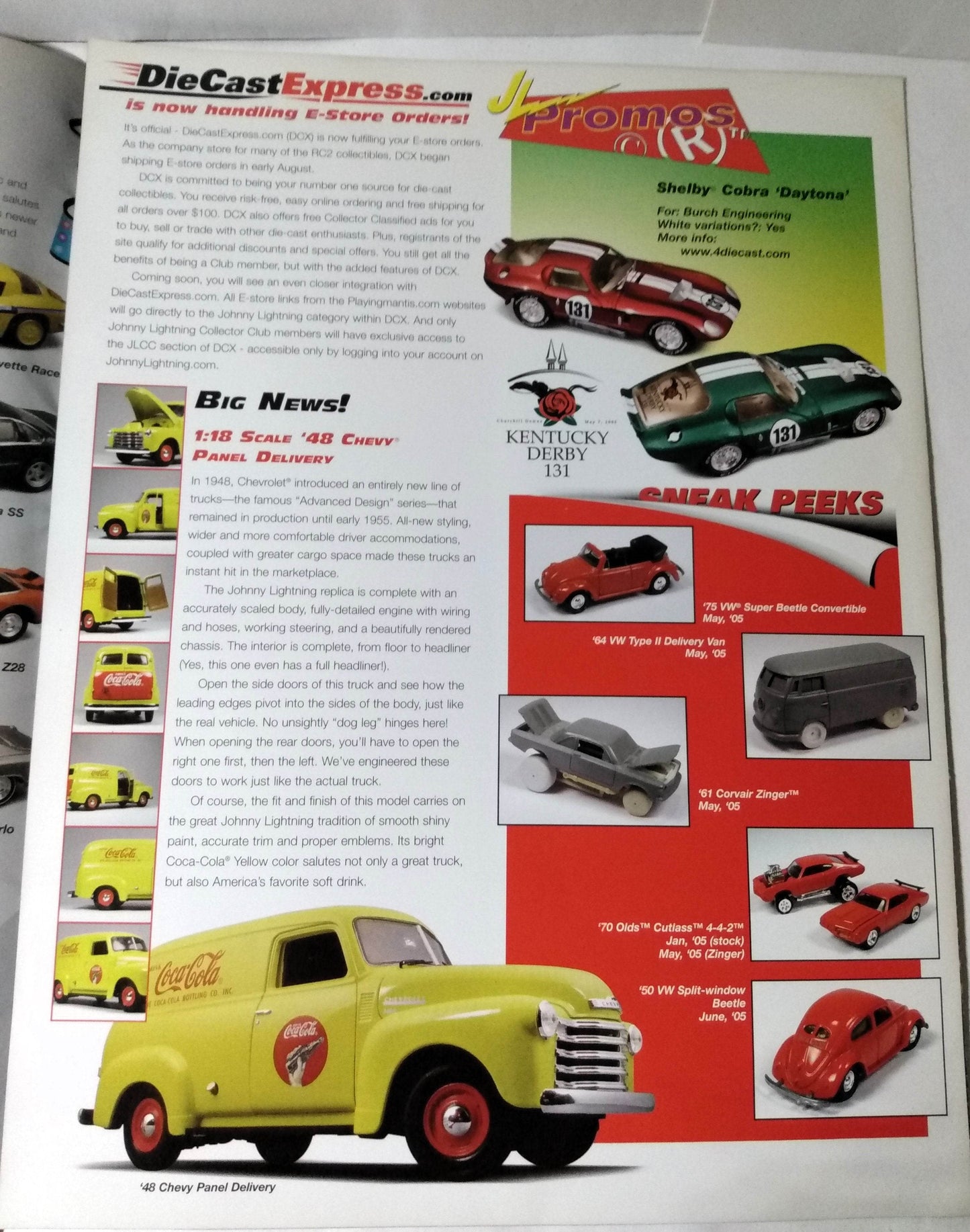 Johnny Lightning Newsflash Diecast Newsletter Issue #42 Fall 2004 - TulipStuff