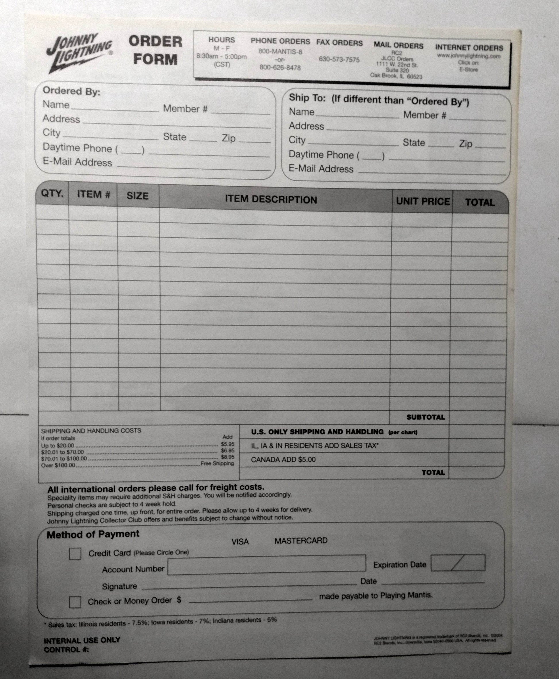 Johnny Lightning Newsflash Diecast Newsletter Issue #42 Fall 2004 - TulipStuff