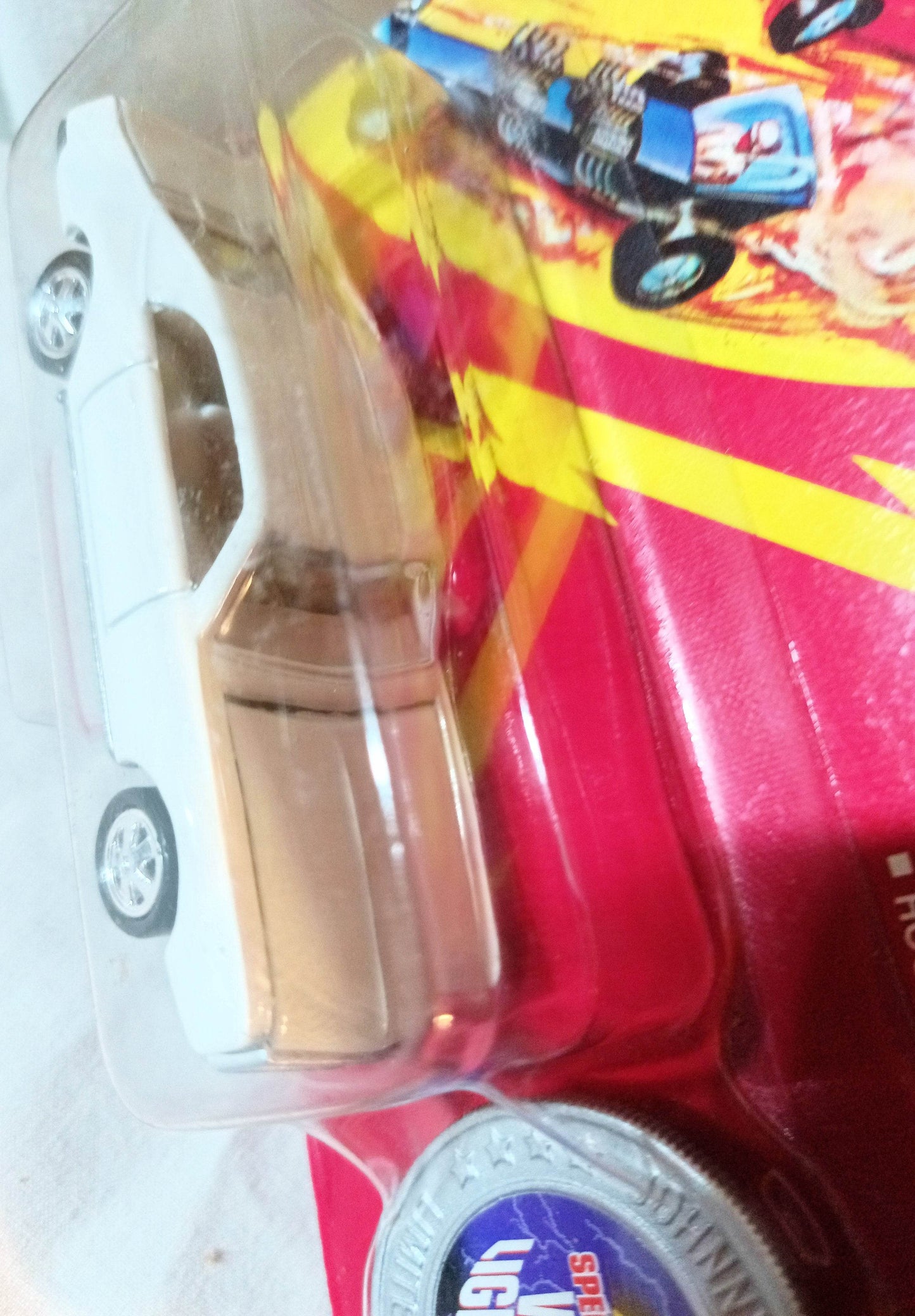 Johnny Lightning Commemorative Custom Toronado White Lightning 1995 - TulipStuff