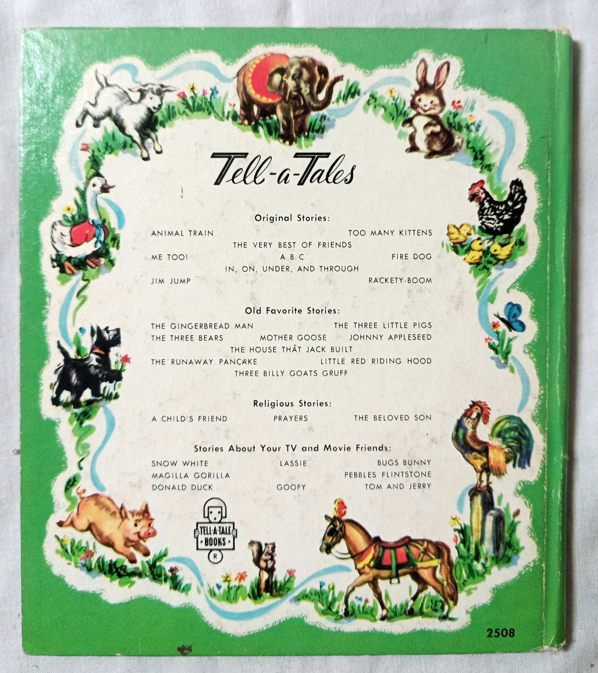 Johnny Appleseed An American Legend Tell-A-Tale Hardcover 1967 - TulipStuff