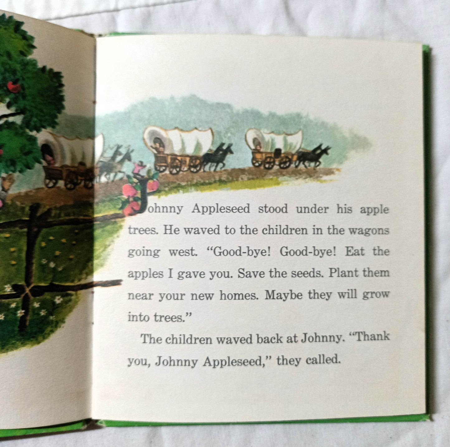 Johnny Appleseed An American Legend Tell-A-Tale Hardcover 1967 - TulipStuff
