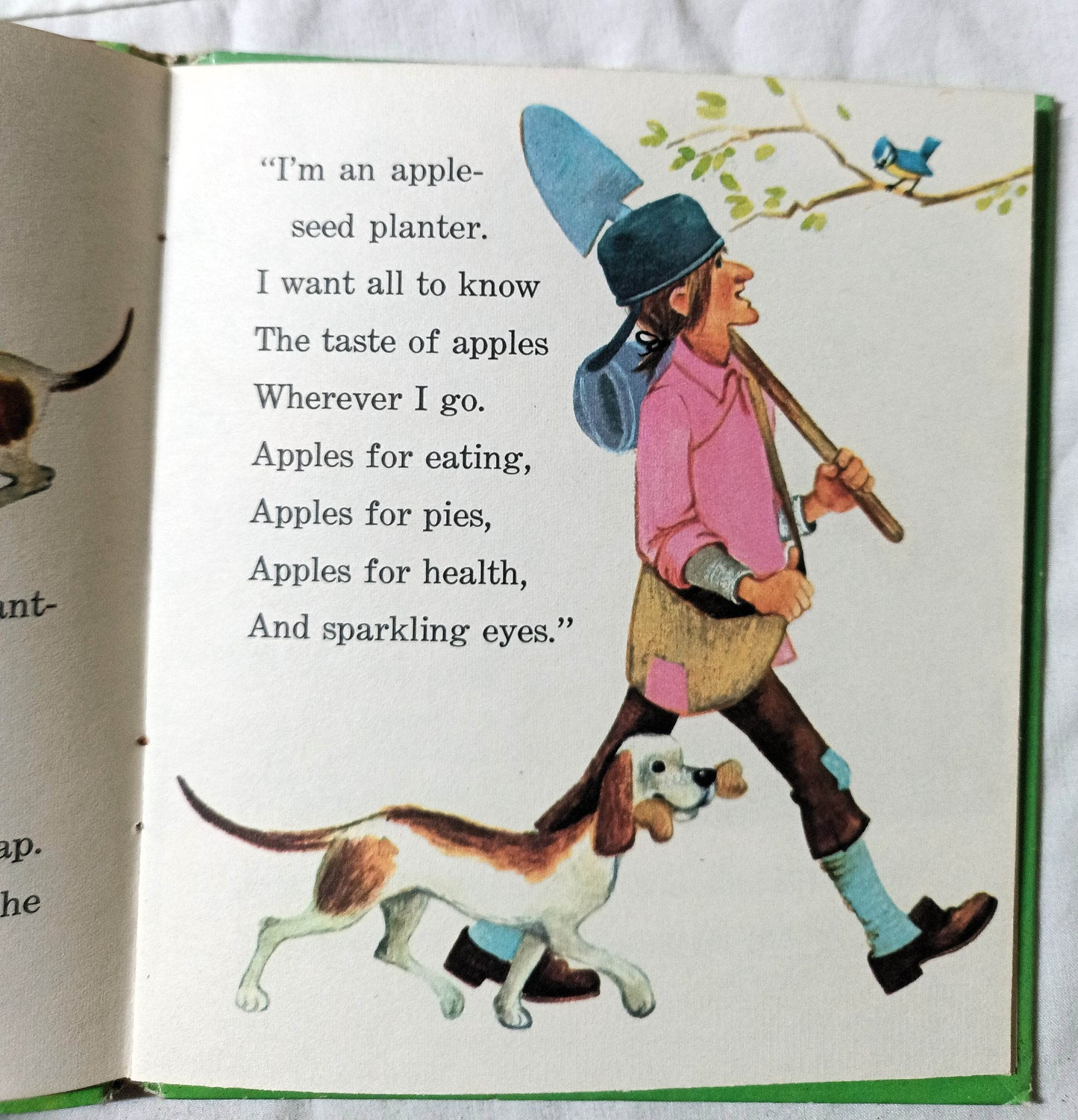 Johnny Appleseed An American Legend Tell-A-Tale Hardcover 1967 - TulipStuff
