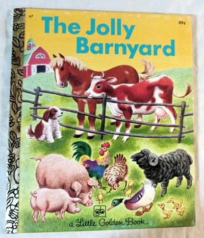 The Jolly Barnyard Little Golden Book Annie North Bedford 1974 - TulipStuff