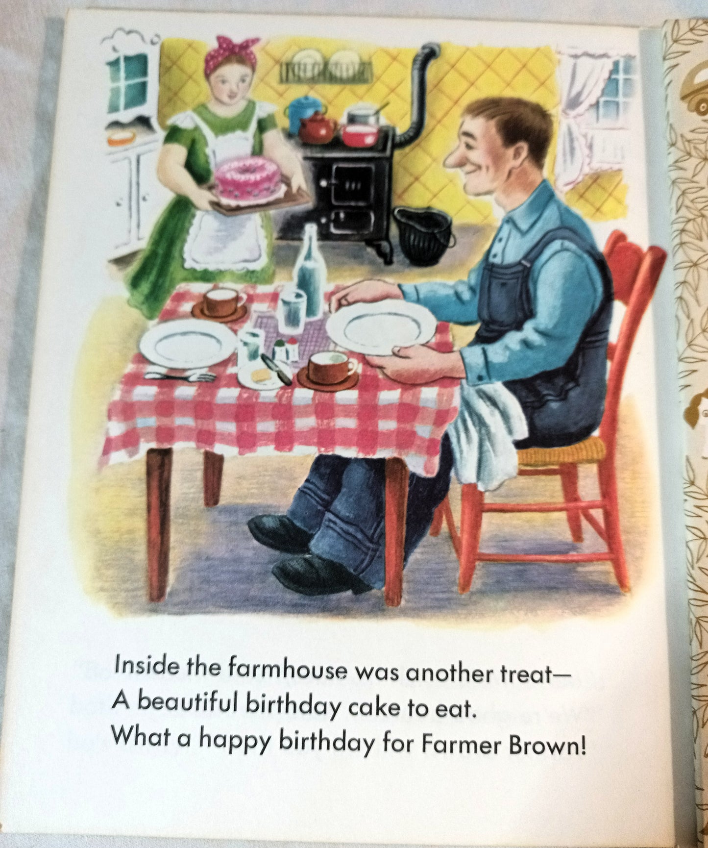 The Jolly Barnyard Little Golden Book Annie North Bedford 1974 - TulipStuff