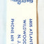 Jolly Roger Motel Wildwood Crest New Jersey Matchbook Cover 1970's - TulipStuff