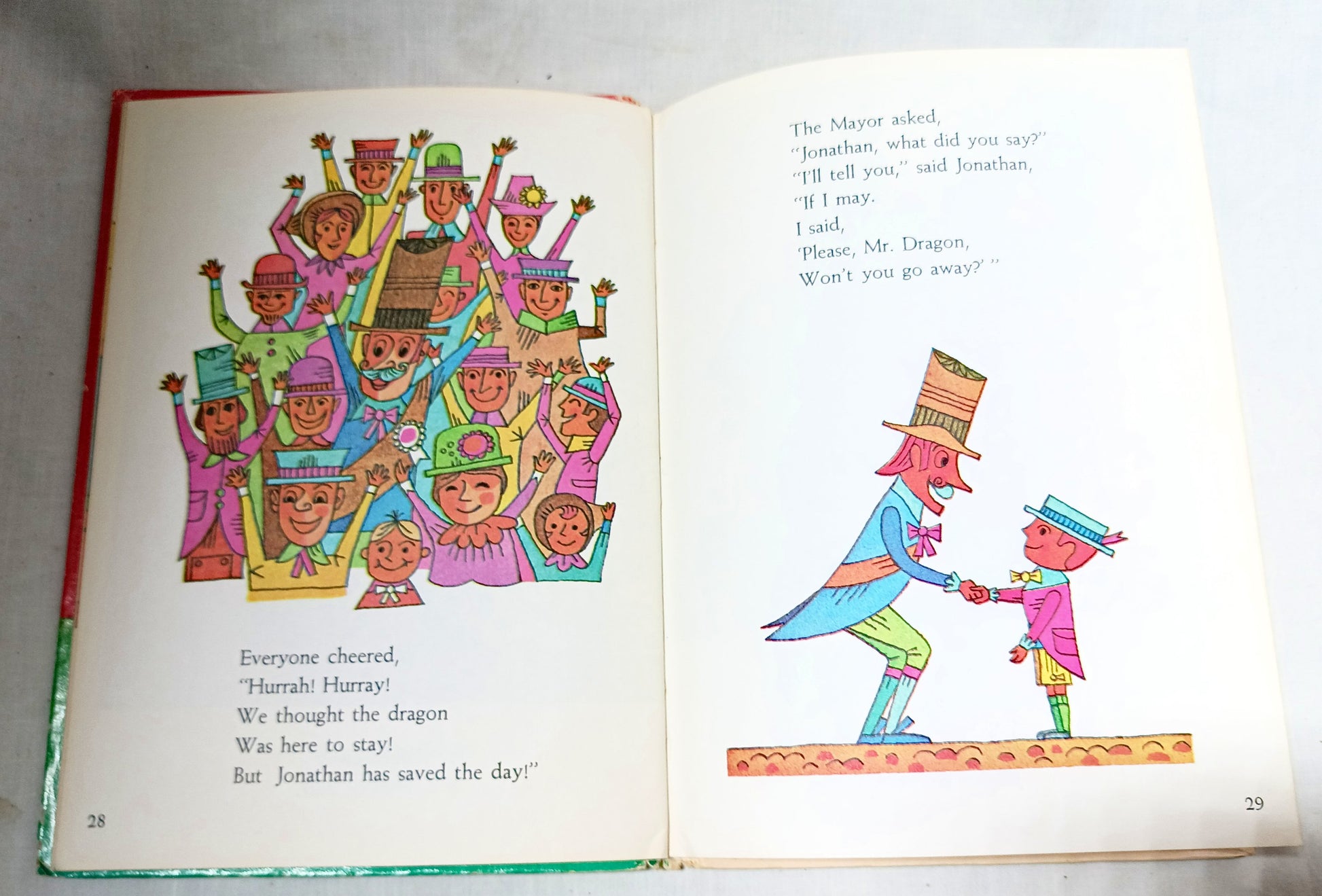 Jonathan And The Dragon Irwin Shapiro Golden Beginning Reader 1969 - TulipStuff