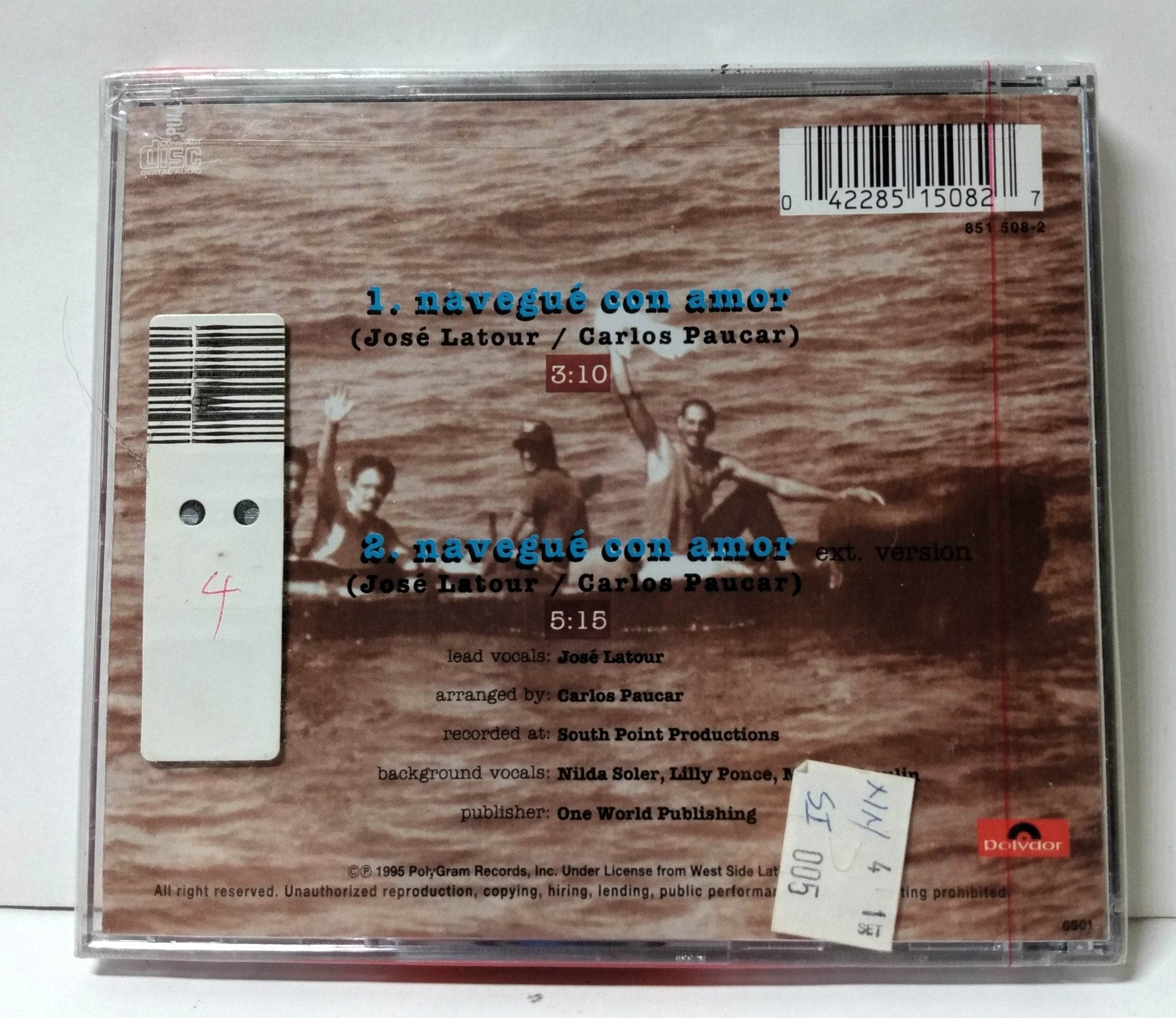 Jose Latour Navegue Con Amor Latin Music Album CD Polydor 1995 - TulipStuff