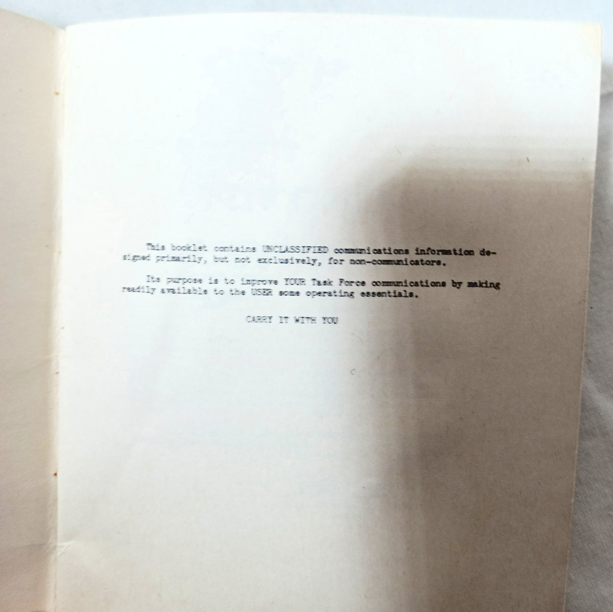 Joint Task Force 7 Operation Castle Atomic Testing Communications Information - TulipStuff