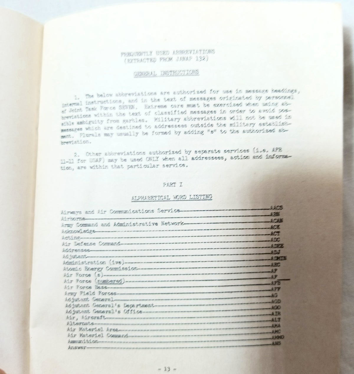 Joint Task Force 7 Operation Castle Atomic Testing Communications Information - TulipStuff