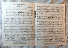 Load image into Gallery viewer, Just For Now Whiplash Dick Redmond Dane Clark Sheet Music 1948 - TulipStuff
