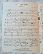 Load image into Gallery viewer, Just For Now Whiplash Dick Redmond Dane Clark Sheet Music 1948 - TulipStuff
