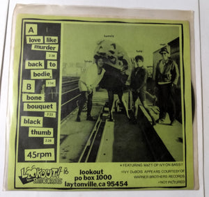 Kamala And The Karnivores Girl Band Bay Area Punk 7" EP Lookout 1989 - TulipStuff