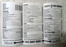 Load image into Gallery viewer, Kate&#39;s Joint Vegetarian Restaurant Avenue B NYC Takeout Menu 2007 - TulipStuff
