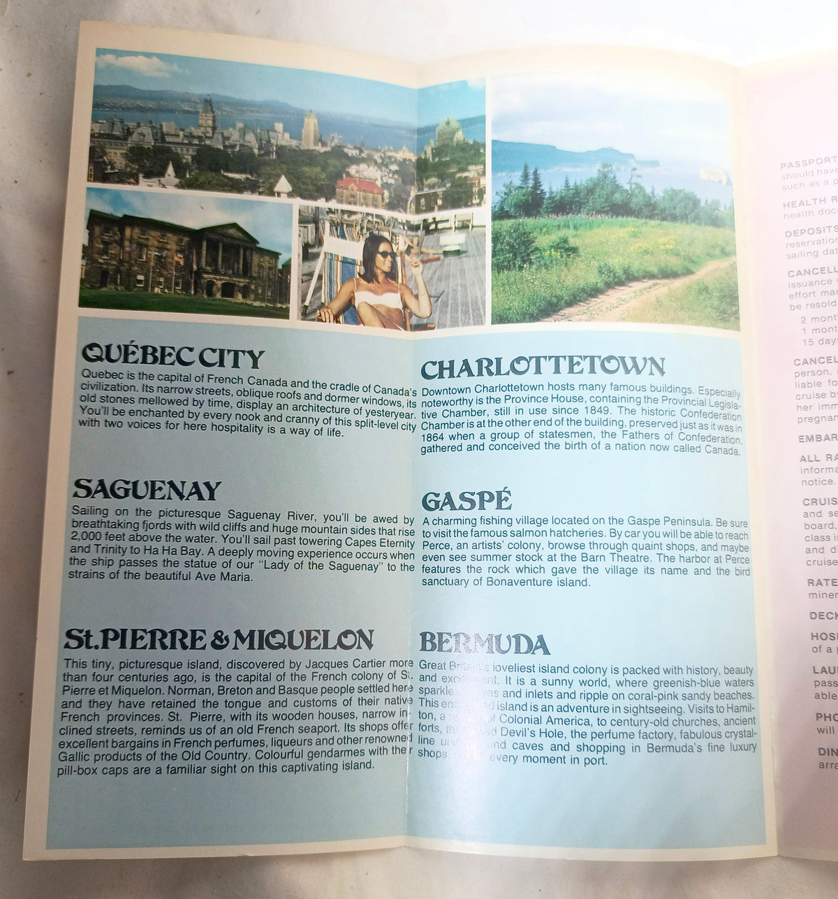 Black Sea Shipping ms Kazakhstan 1978 Montreal Summer Cruises - TulipStuff