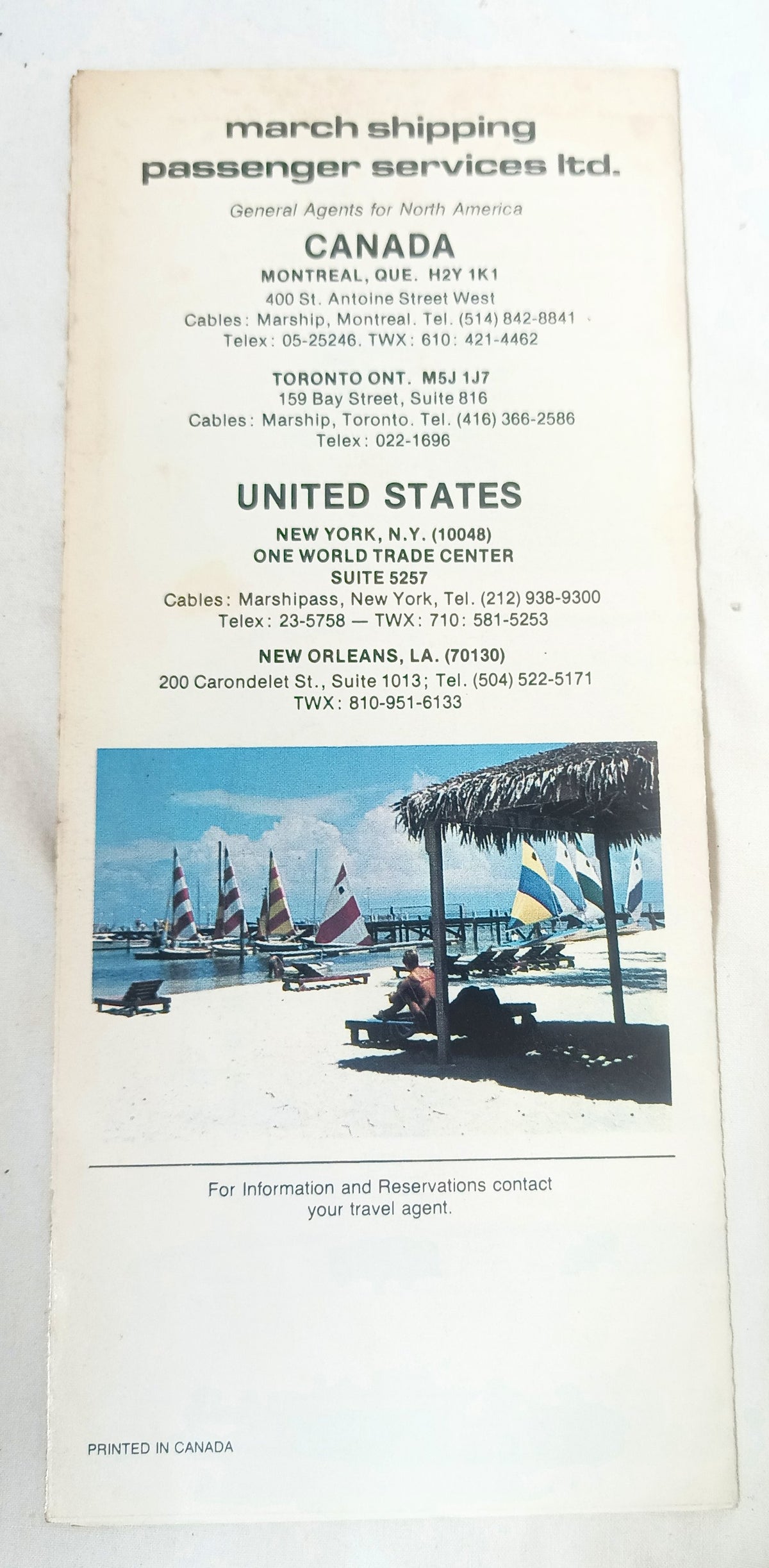 Black Sea Shipping ms Kazakhstan 1978 Montreal Summer Cruises - TulipStuff
