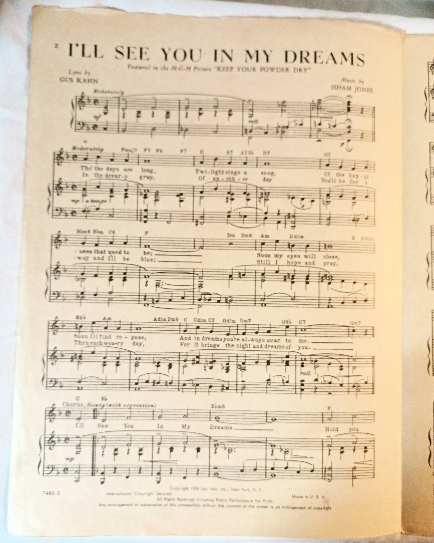 I'll See You In My Dreams Keep Your Powder Dry Lana Turner 1945 - TulipStuff