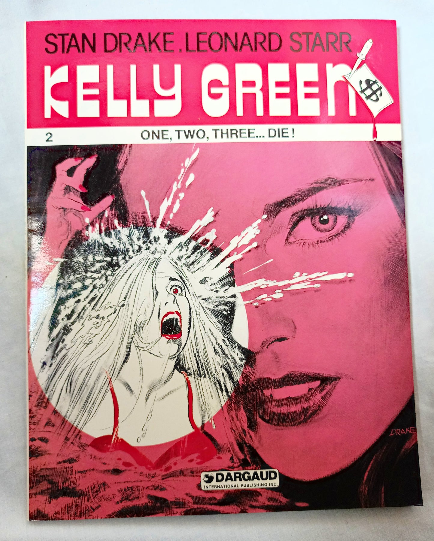 Kelly Green #2 One Two Three Die Stan Drake Leonard Starr Dargaud 1983 - TulipStuff