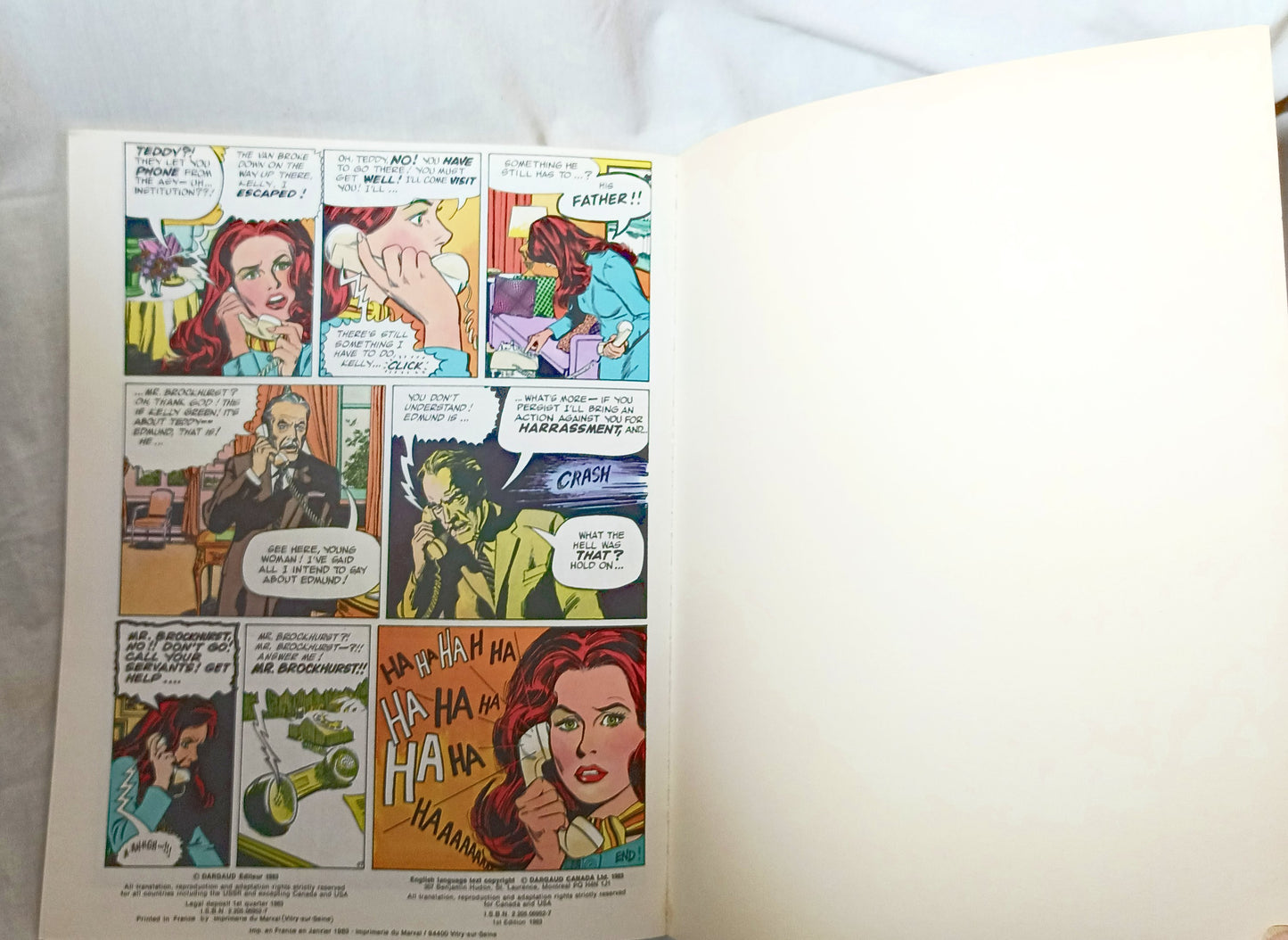 Kelly Green #2 One Two Three Die Stan Drake Leonard Starr Dargaud 1983 - TulipStuff