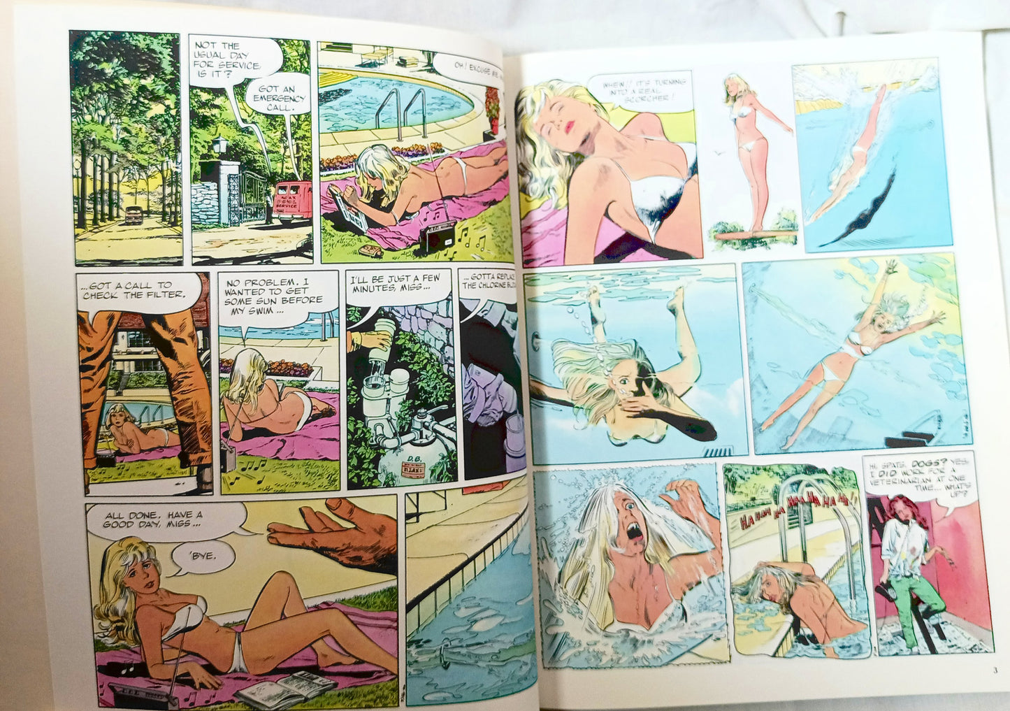 Kelly Green #2 One Two Three Die Stan Drake Leonard Starr Dargaud 1983 - TulipStuff