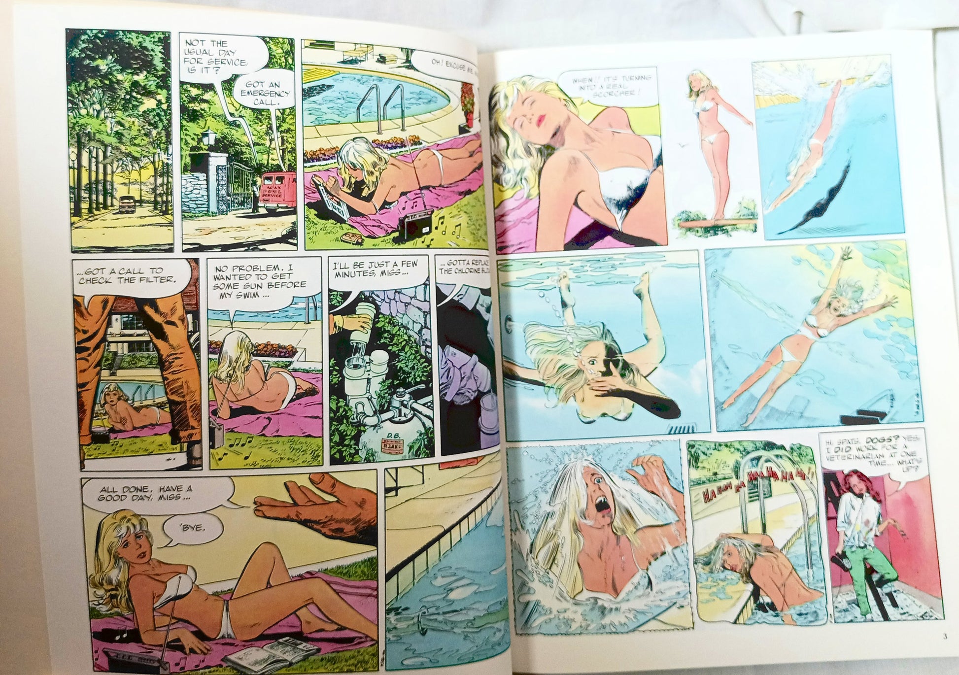 Kelly Green #2 One Two Three Die Stan Drake Leonard Starr Dargaud 1983 - TulipStuff