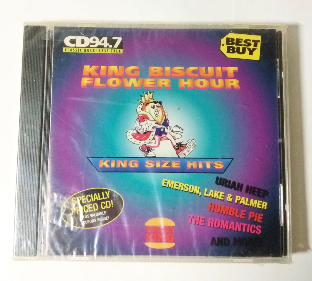 King Biscuit Flower Hour - King Size Hits Humble Pie ELP Uriah Heep CD 1998 - TulipStuff