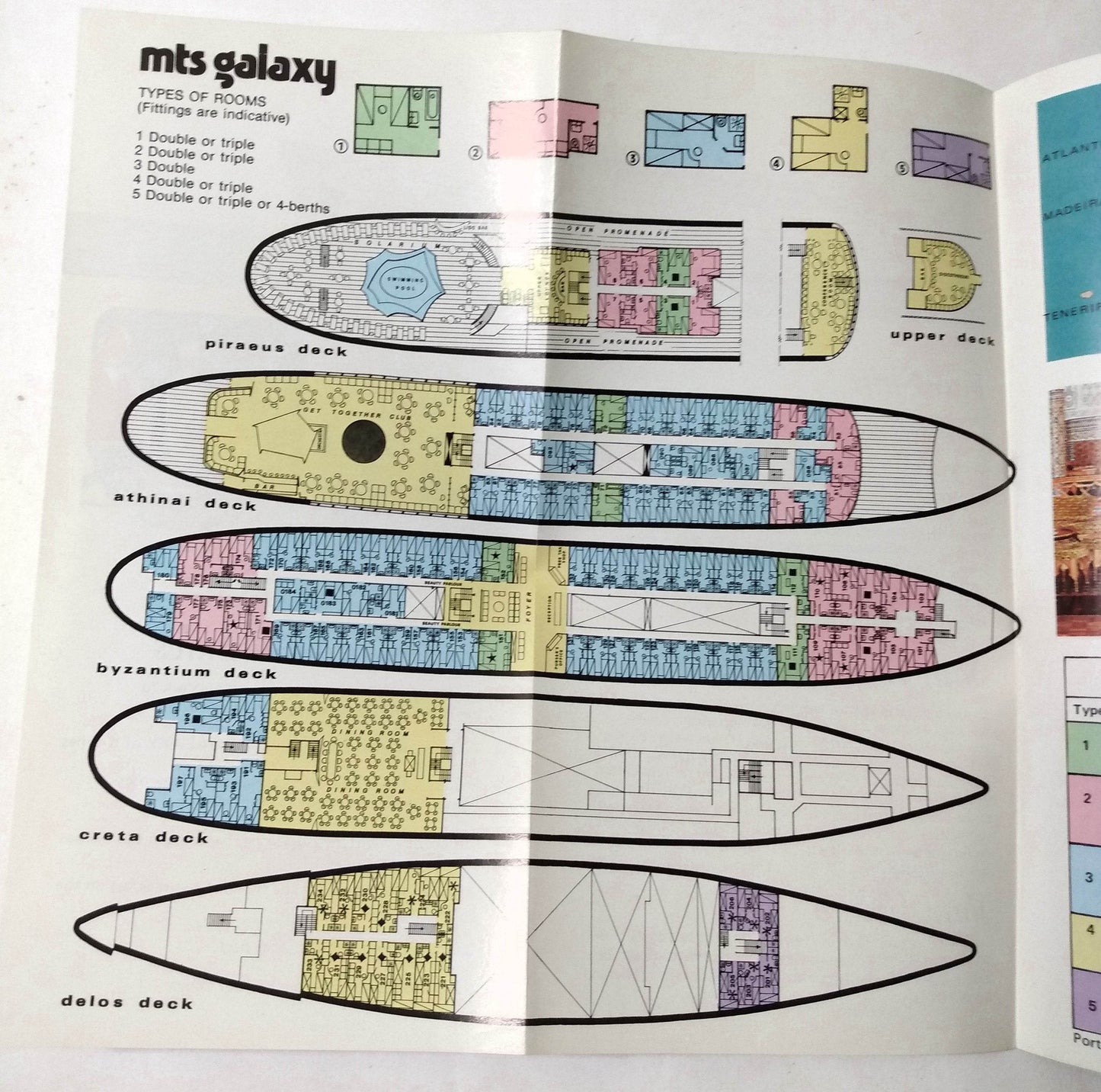 K-Lines MTS Galaxy 1977 North Africa 7-Day Air Sea Cruises Bamaco - TulipStuff