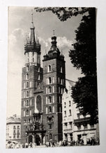 Load image into Gallery viewer, Kosciol Mariacki Saint Mary&#39;s Basilica Krakow Poland Postcard 1965 - TulipStuff
