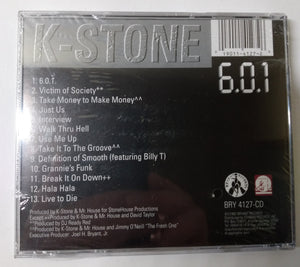 K-Stone 6.0.1.  Detroit Gangsta Rap Album CD Bryant 1992 - TulipStuff