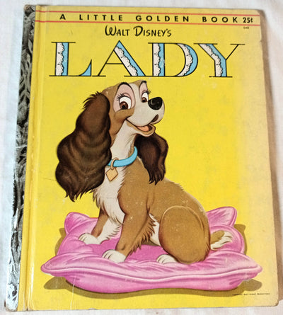Walt Disney's Lady Little Golden Book (from Lady and the Tramp) 1954 - TulipStuff