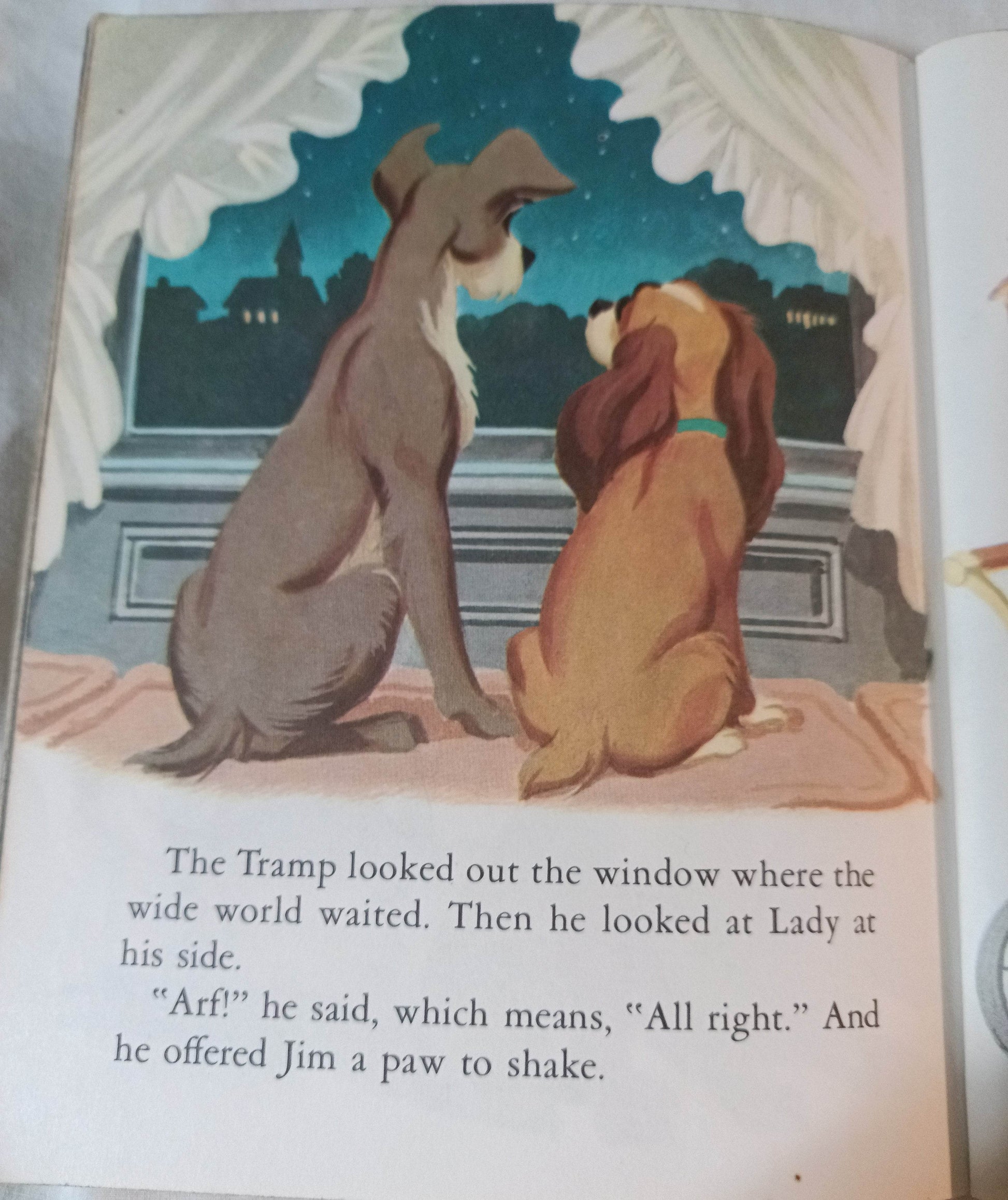 Walt Disney's Lady Little Golden Book (from Lady and the Tramp) 1954 - TulipStuff