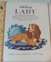 Load image into Gallery viewer, Walt Disney&#39;s Lady Little Golden Book (from Lady and the Tramp) 1954 - TulipStuff

